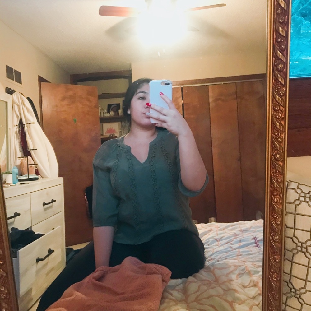 Green Sweater